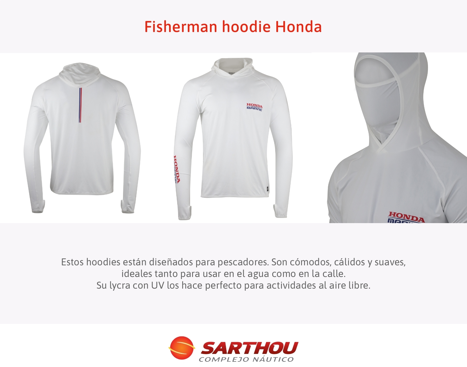Fisherman hoodie Honda