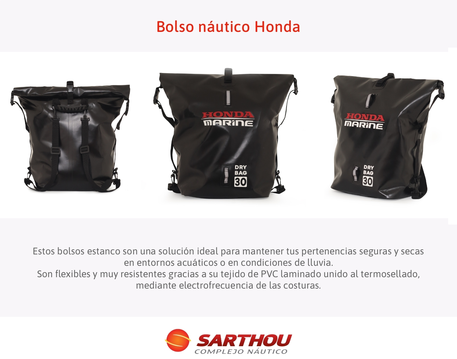 Bolso náutico Honda