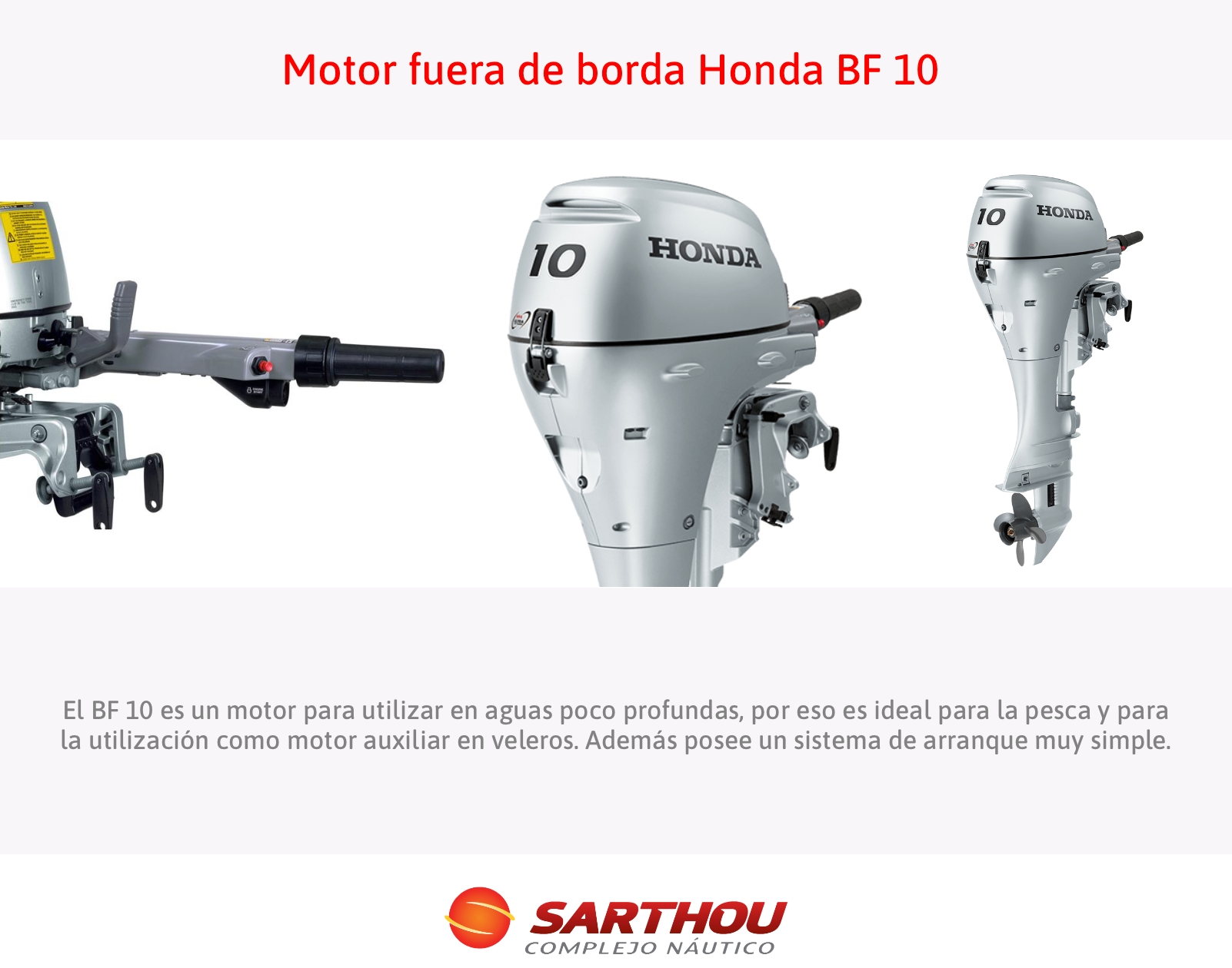 Motor fuera de borda BF 10