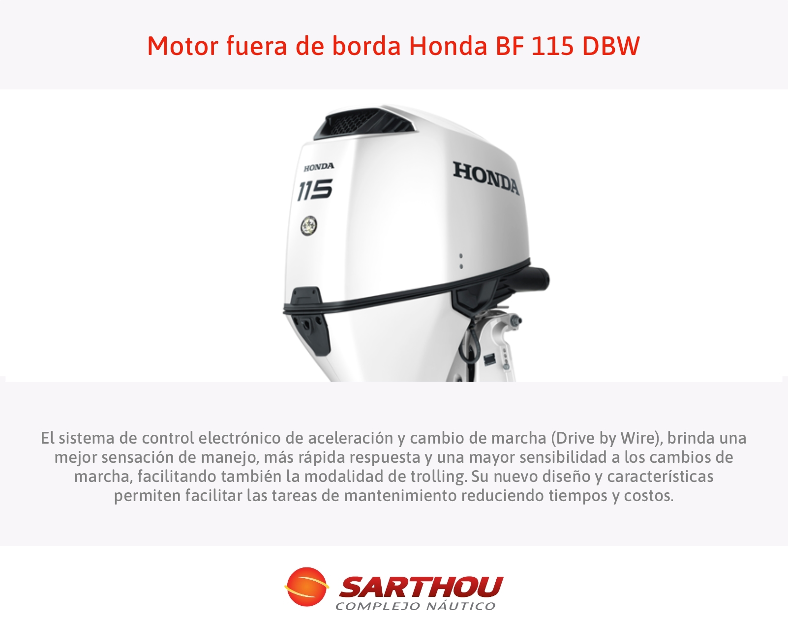 Motor fuera de borda BF 150