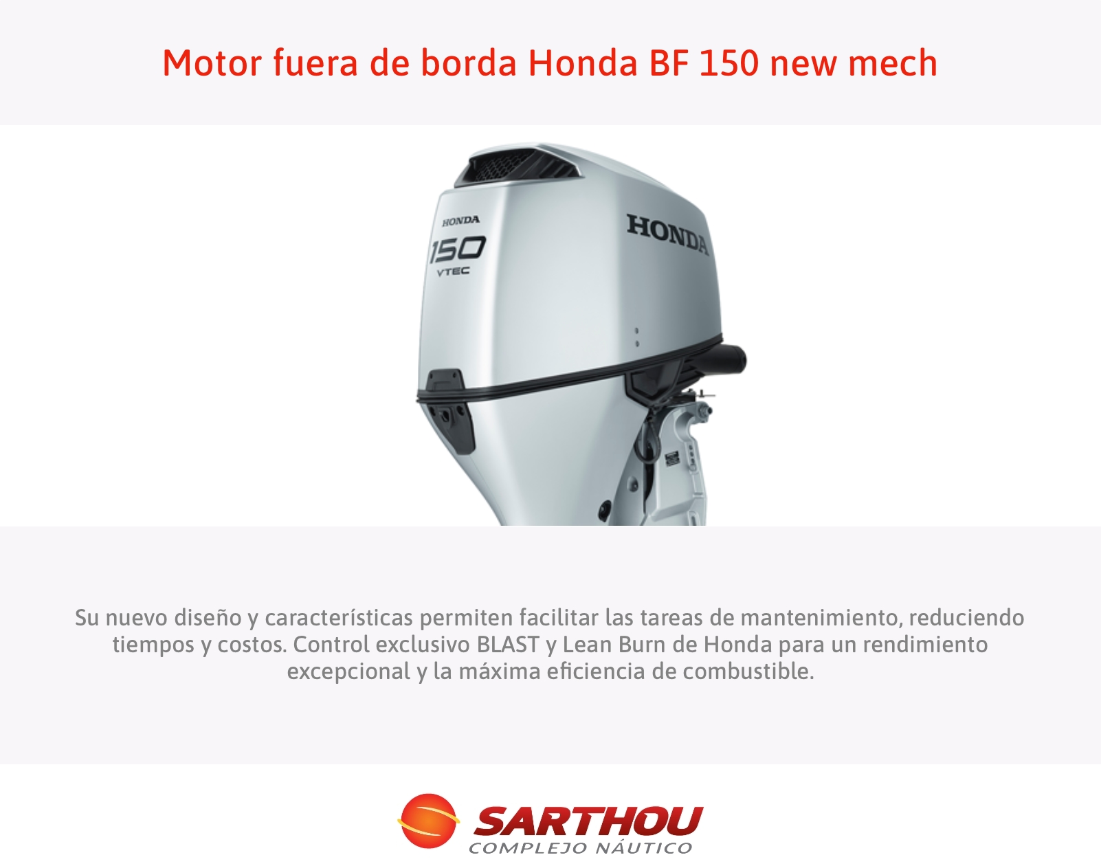 Motor fuera de borda BF 150