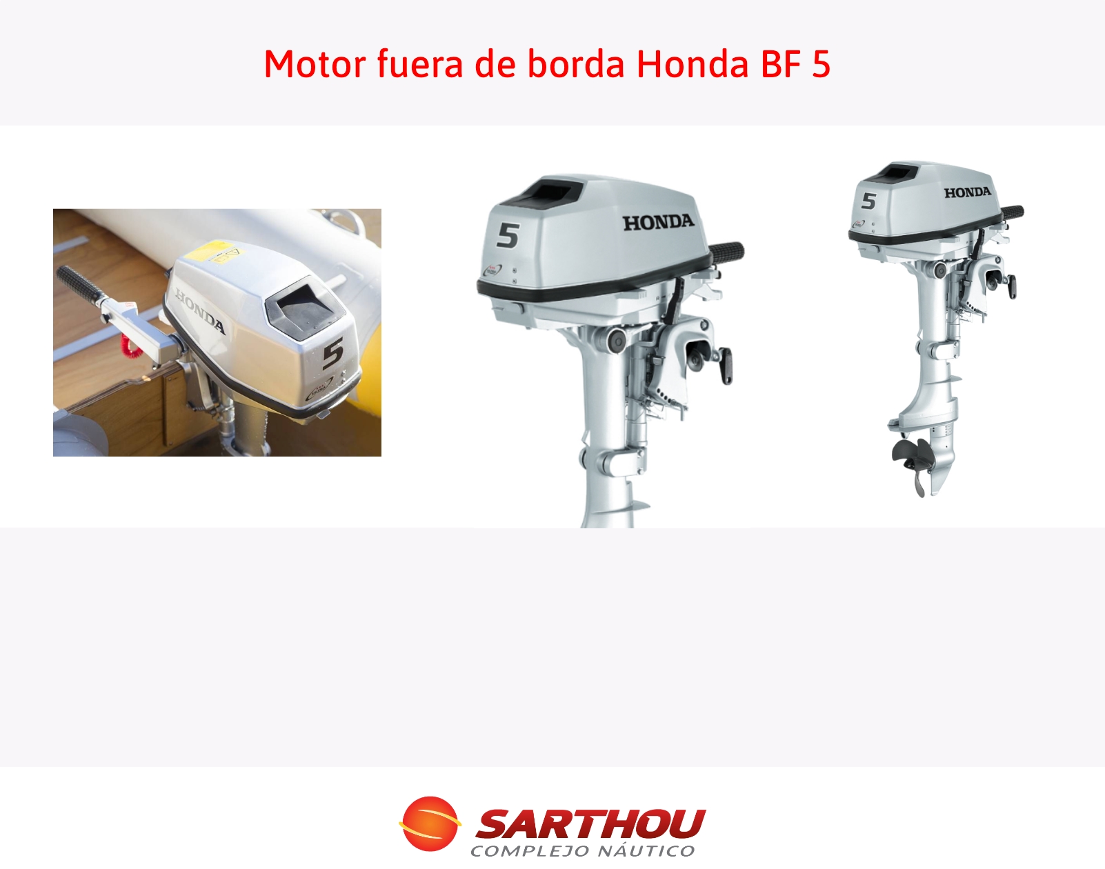 Motor fuera de borda BF 5